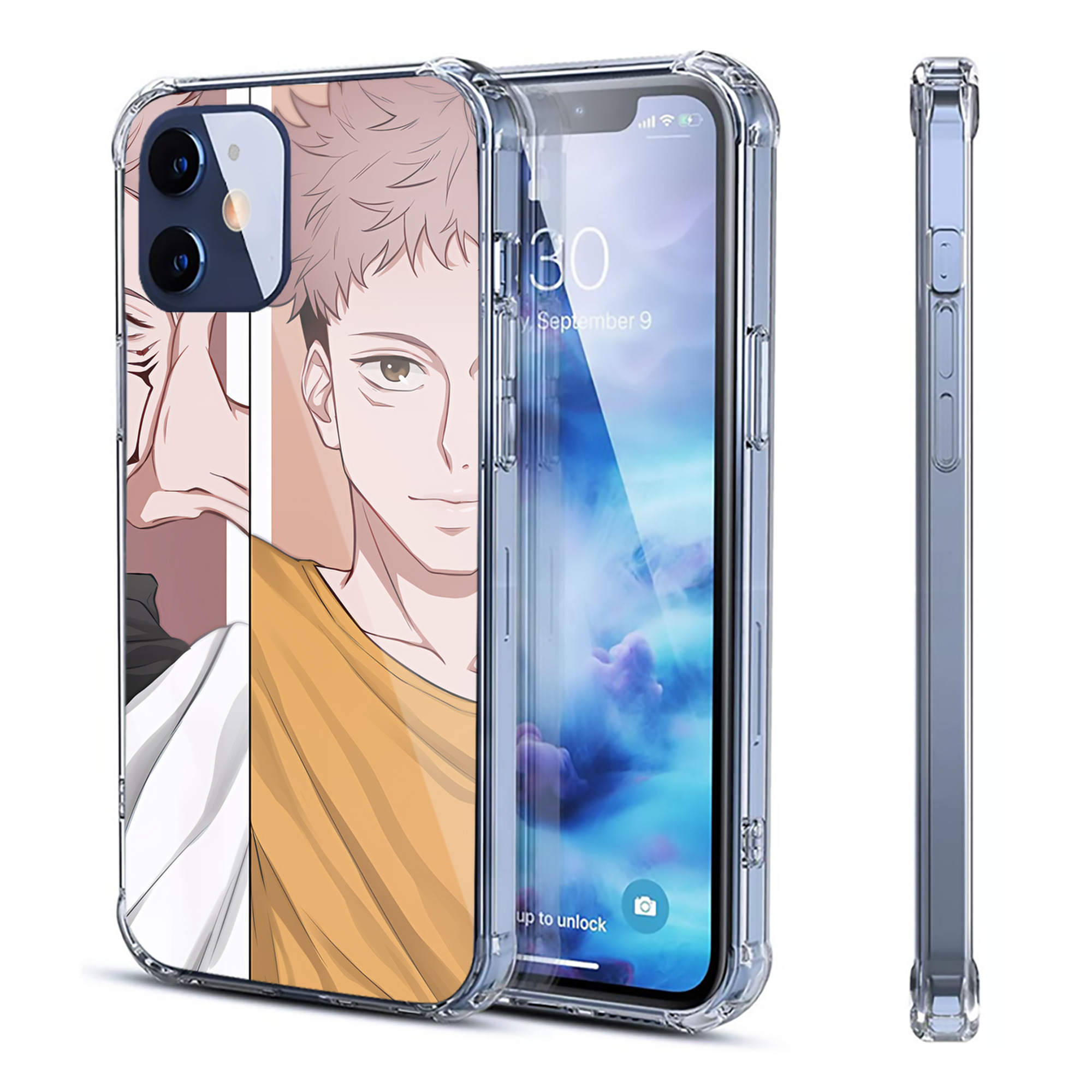 （画像用） SPY×FAMILY间谍家家酒 【iPhone 12シリーズ対応】透明スマホケース（クリアソフトケース）